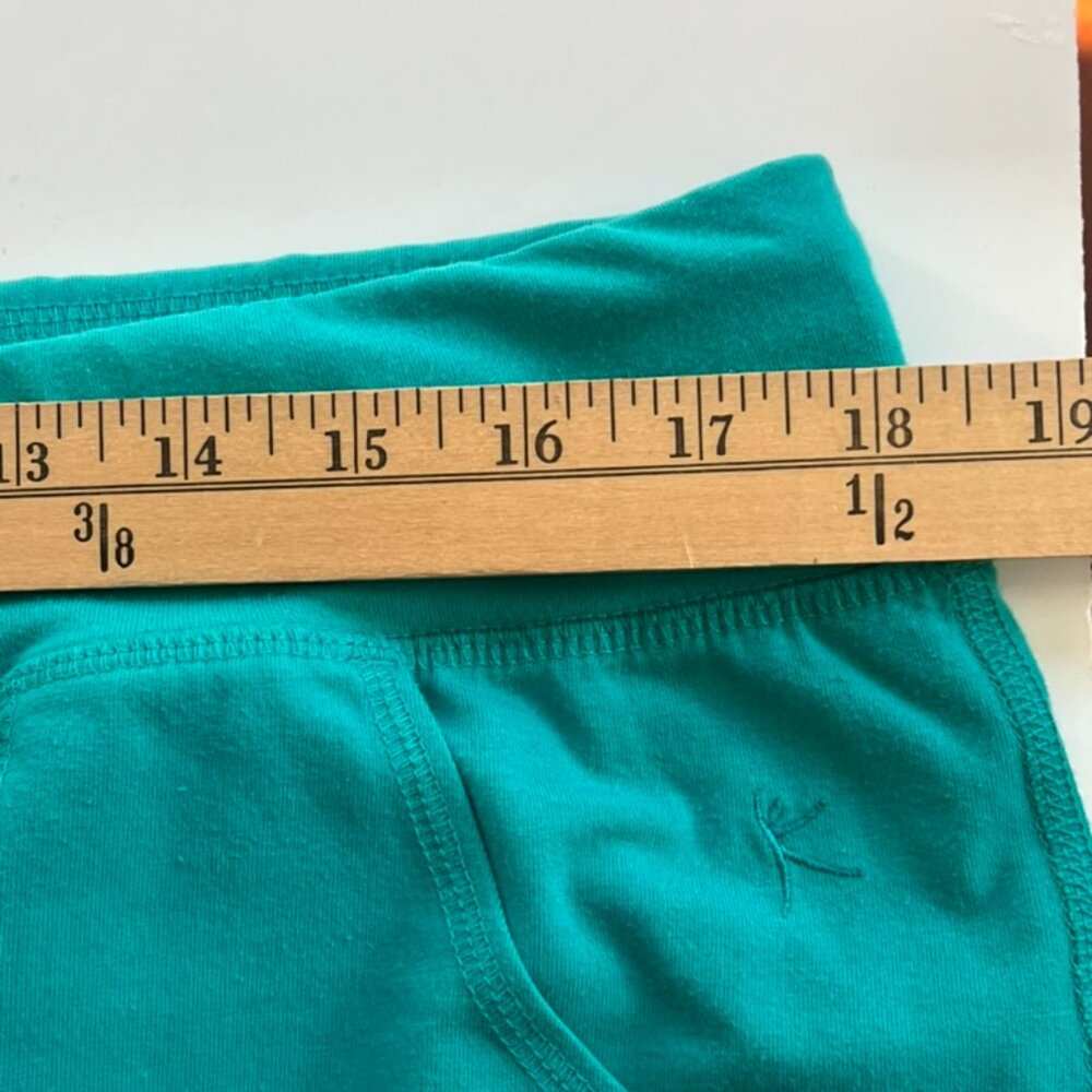 Danskin Now Loose Fit Capri Pants Turquoise Blue Size XL (16-18) - Picture 3 of 5